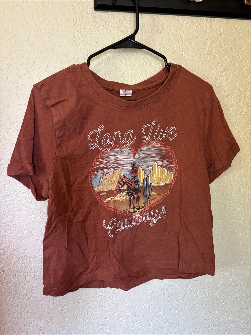 Rusty Brown Crop Top